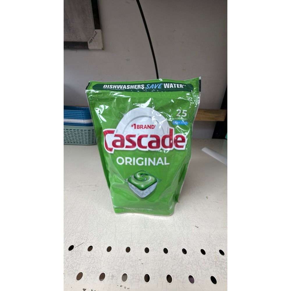 Cascade Original Dishwasher Detergent Pods Fresh Scent 25 Count ActionPacs Bag